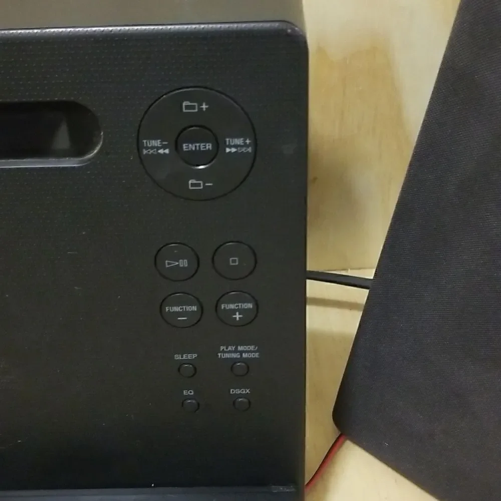 SONY CD Receiver Model HCD-LX201 With Speakers *NO Remote* - Works Great